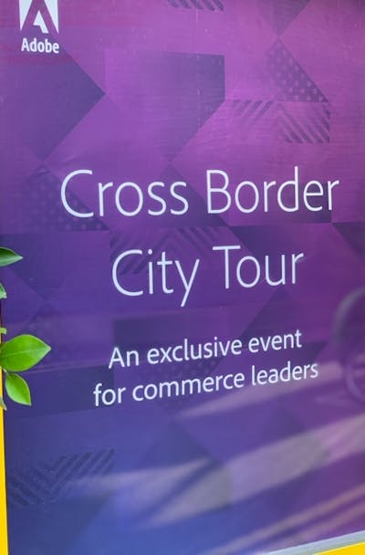 Keynote Speaker for Adobe and Magento Cross Border City Tour, London. July 2019