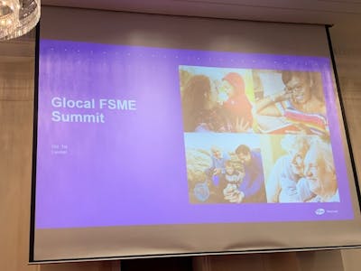 Keynote Speaker for Pfizer GLocal FSME Summit, London. October 2019