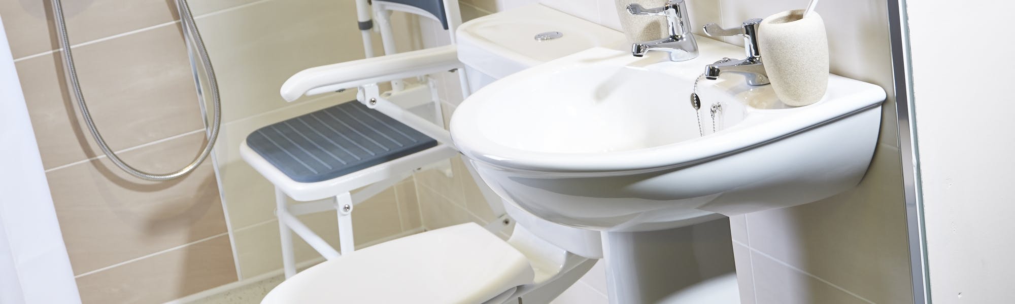 At out disabled bathroom showroom in Leeds we have a number of accessible bathroom design finishing touches that will help transform your adaptation.