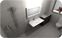 Safe & Practical Wet Floor Shower - designed, supplied & installed