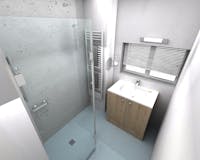 Accessible Wet Floor Shower 