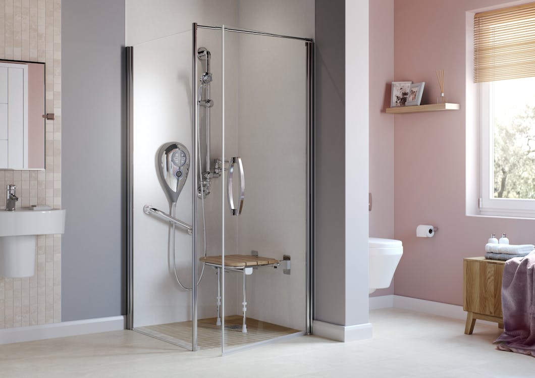 With an easily accessible wet floor shower opposed to a traditional tray or enclosure, the entire room becomes your accessible shower.  As a result of there bespoke & 'purpose built' properties, wet floor showers are the ideal future proofed solution due to there wide spread suitability, regardless of individual requirements.