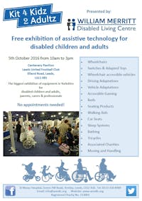 William Merritt Disabled Living ‘Kit 4 Kidz 2 Adults’ exhibition.