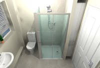  Low level walk-in shower - designed, supplied & installed