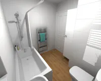 Family Bathroom CAD Design