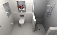 wet floor shower - designed, supplied & installed