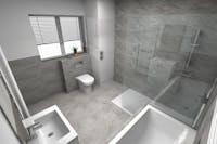 Luxury bathroom design 