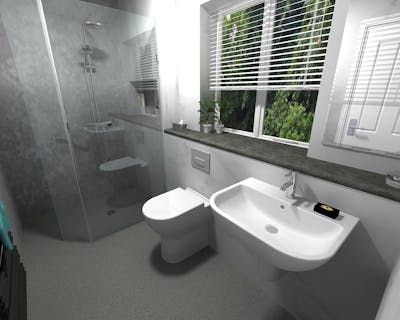 Modern Bespoke Wet Room 