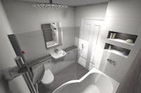 Modern Bathroom | Designed and Installed | More Bathrooms
