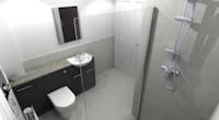 A full service bath to wet room conversion where design precision was the key to a successful refurbishment.
