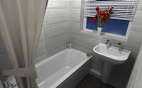 Small / Compact Bathroom - designed, supplied & installed