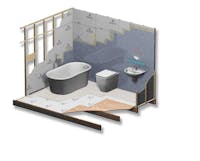 the total waterproofing solution for wet rooms – ‘tile backer boards’