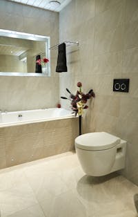 Luxury bathroom display at our Showroom
