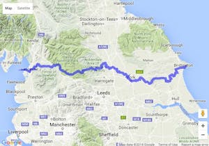 coast to coast cycle route