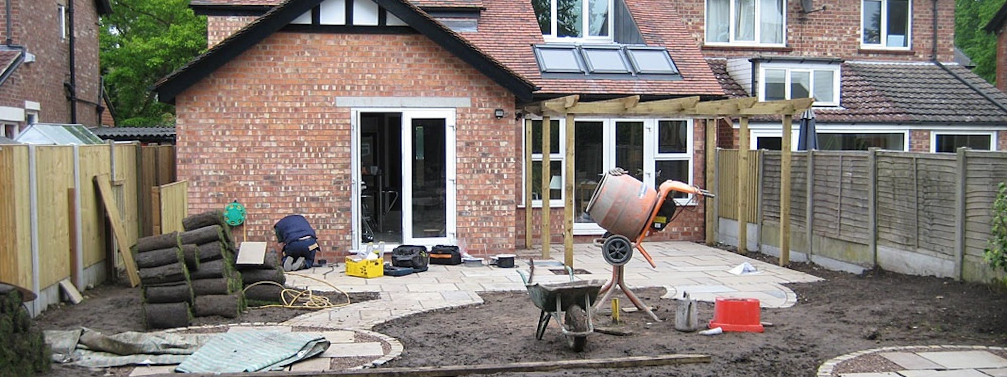 external improvements - ground works designed, supplied, project managed & installed