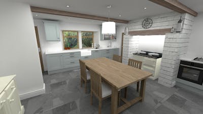 Traditional Kitchen CAD Design