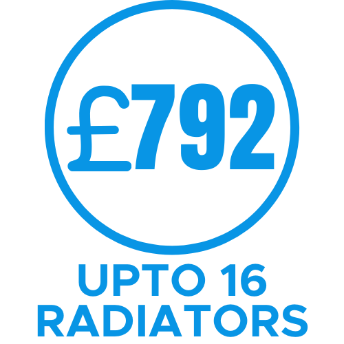 £792 per 16 radiators