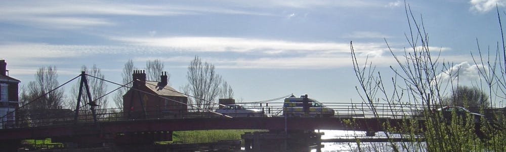 Selby's road bridge over the River Ouse
