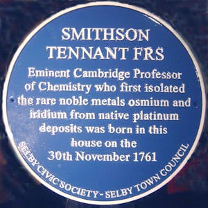 Smithson Tennant Blue Plaque