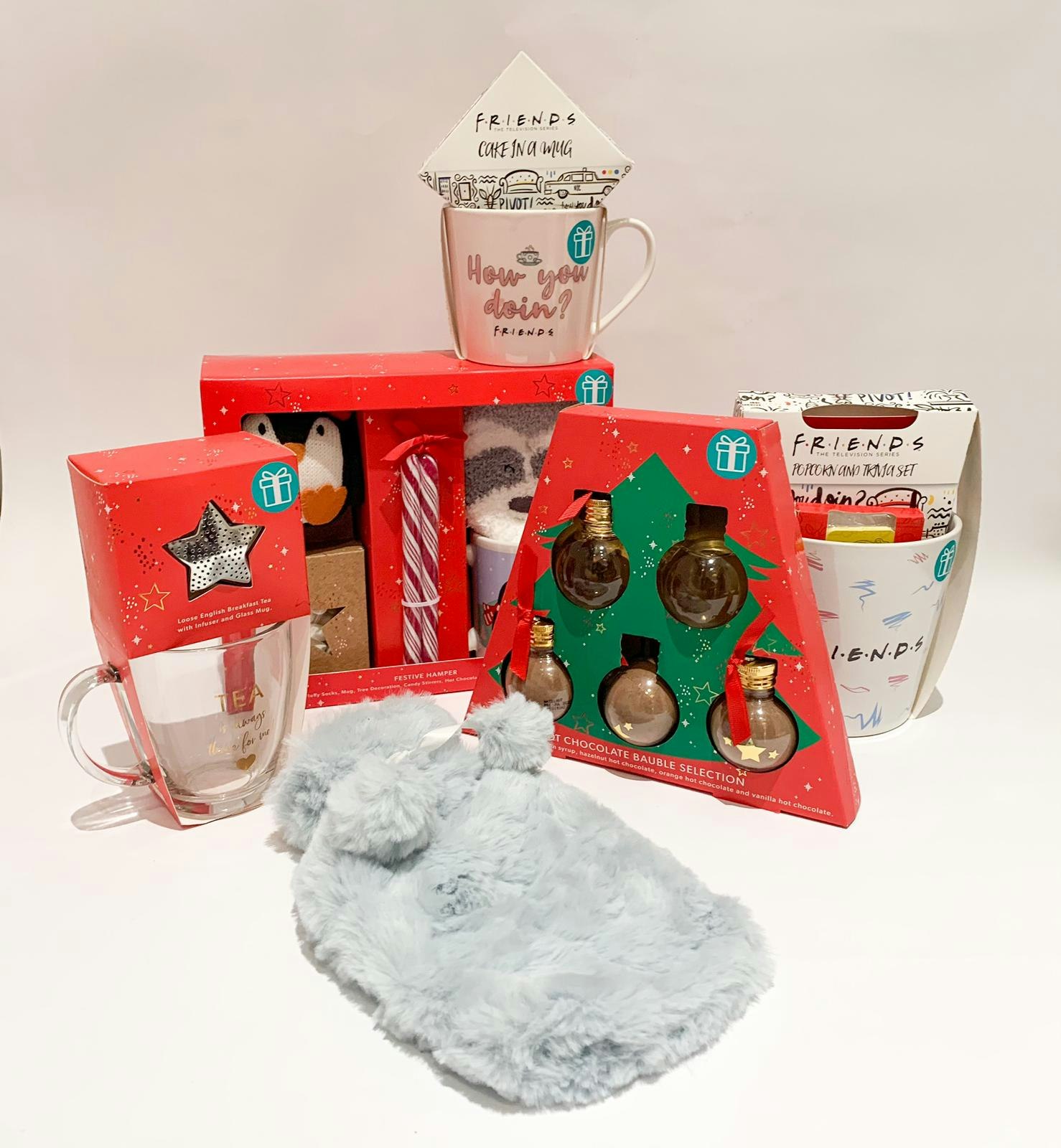 These are flying this Christmas at our New Look - here a selection from their gift range from Friends gear to hot water bottles!
