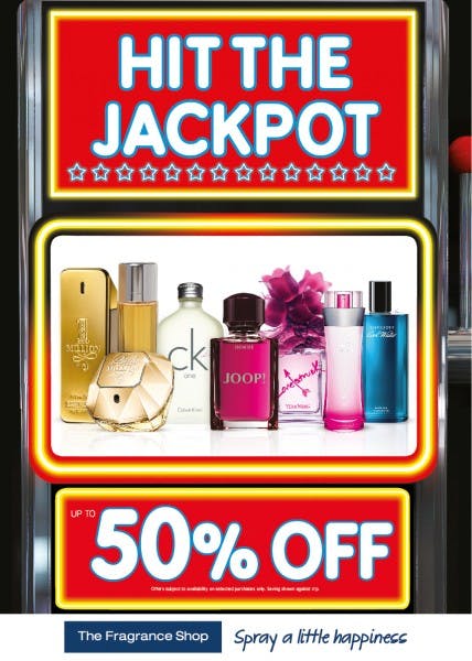‘Hit The Jackpot’ with The Fragrance Shop