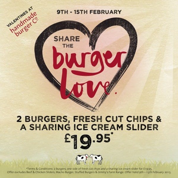 Share the Burger Love with Handmade Burger Co.