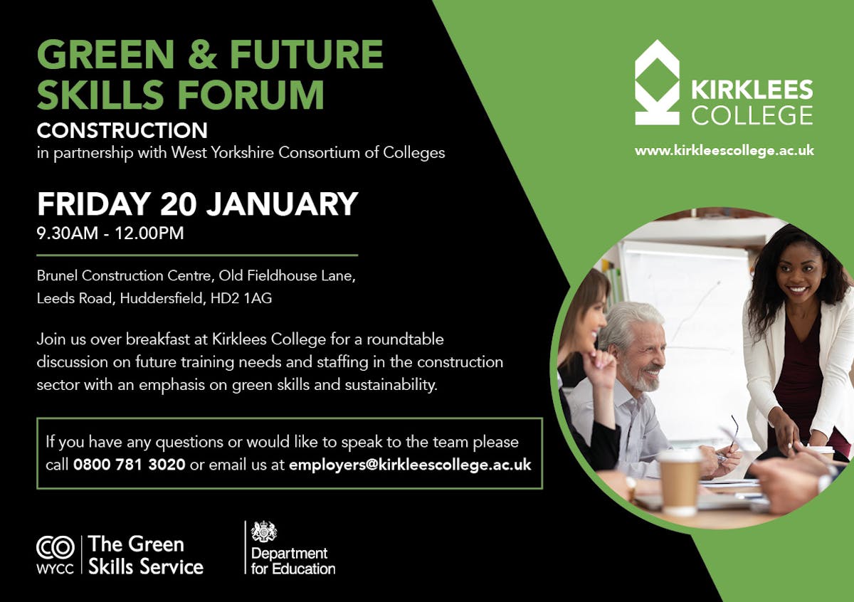 Kirklees College Green and Future Skills Forum Jan 23